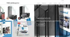 Desktop Screenshot of p-ad.de